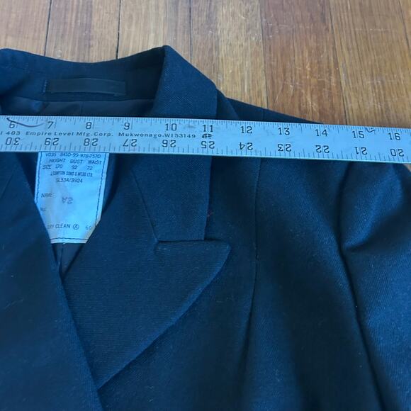 Vintage WRNS Royal Navy Jacket – Women’s Medium Double-Breasted Wool Coat - Picture 15 of 16